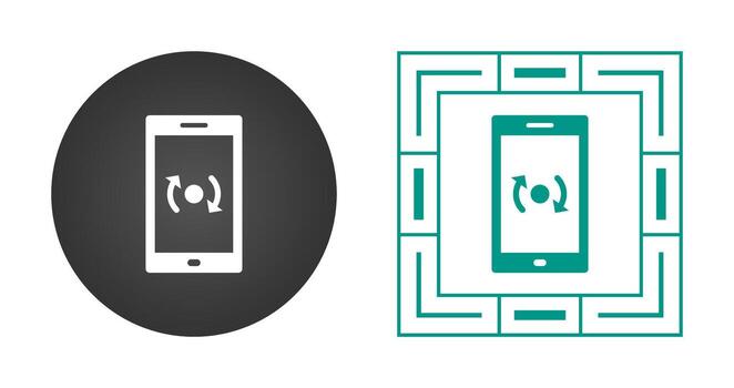 Backup and reset Vector Icon