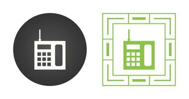 Wireless Landline Phone Vector Icon