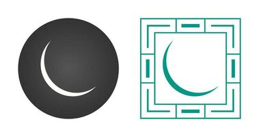 New Moon Vector Icon