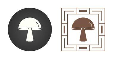 Single Mushroom Vector Icon