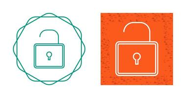 Open Lock Vector Icon Vector Icon
