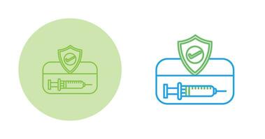 Vaccination Card Vector Icon
