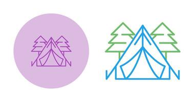 Tent Vector Icon