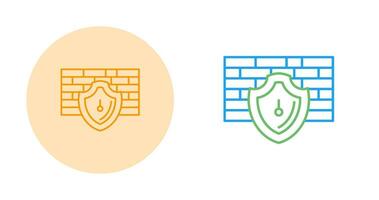 icono de vector de firewall