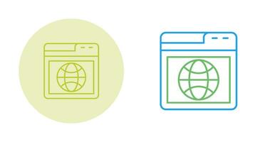 Web Browser Vector Icon