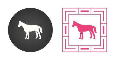 icono de vector de caballo