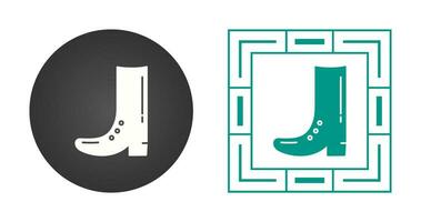 Cowboy Boot Vector Icon