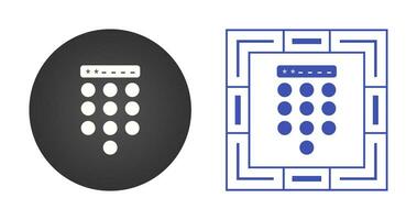 Passcode Lock Vector Icon