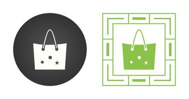 Bag with Tags Vector Icon