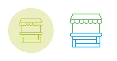 Food Stand Vector Icon