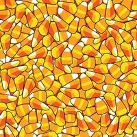 Pile of Candy corn vector seamless pattern