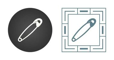 Safety Pin Vector Icon