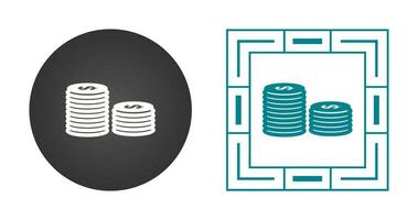 Stack of Coins Vector Icon