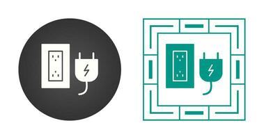 Plug and Socket Vector Icon