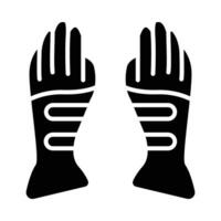 Gloves Vector Glyph Icon For Personal And Commercial Use.