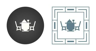 Dinner Table Vector Icon