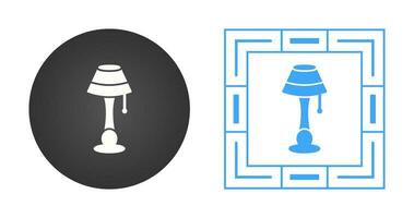 Lamp with stand Vector Icon