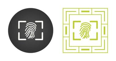 Fingerprint Vector Icon