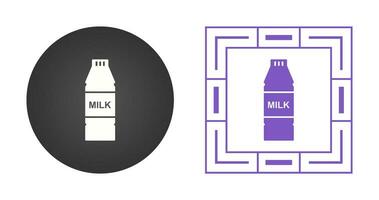 Milk Bottle Vector Icon