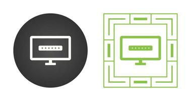 System Password Vector Icon