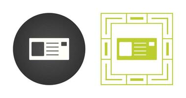 Identity Card Vector Icon