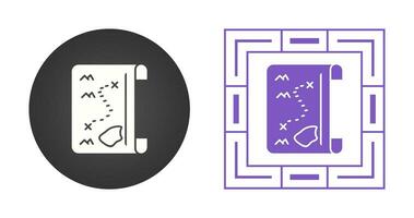 Pirate Map Vector Icon