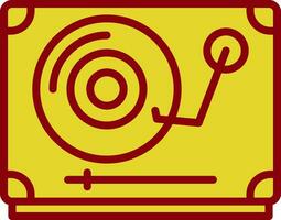 Turntable Vector Icon Design