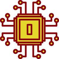 Microchip Vector Icon Design