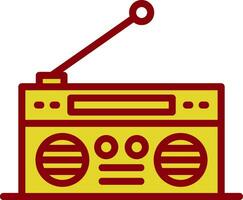 diseño de icono de vector de radio