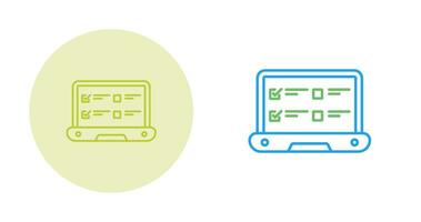 Online Exam Vector Icon