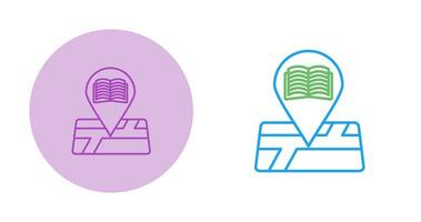 Library Location Vector Icon