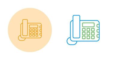 Land Line Phone Vector Icon