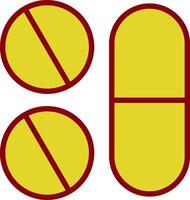 Pills Vector Icon Design