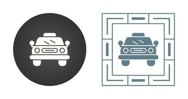 icono de vector de taxi