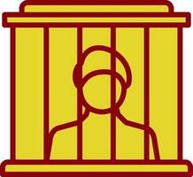 Prisoner Vector Icon Design