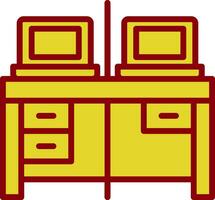 Work Space Vector Icon Design