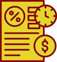 Long Term Debt Vector Icon Design