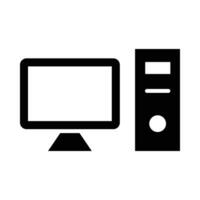Computer Vector Glyph Icon For Personal And Commercial Use.