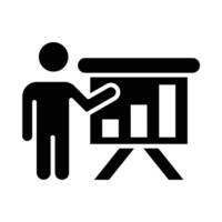 Presentation Vector Glyph Icon For Personal And Commercial Use.