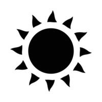 Sun Vector Glyph Icon For Personal And Commercial Use.