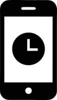 Clock icon symbol design image. Illustration of the alarm watch time isolated vector image. EPS 10