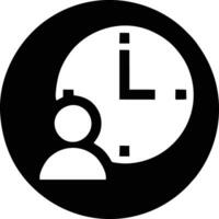 Clock icon symbol design image. Illustration of the alarm watch time isolated vector image. EPS 10