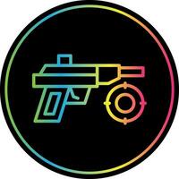 Laser Gun Vector Icon Design