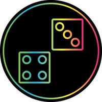 Dice Vector Icon Design