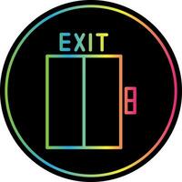 Exit Vector Icon Design