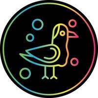 diseño de icono de vector de gaviota