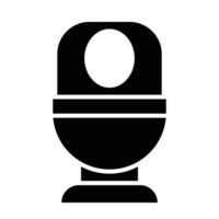 Toilet Vector Glyph Icon For Personal And Commercial Use.