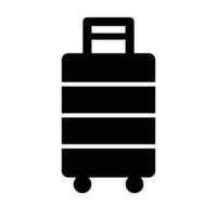 Luggage Vector Glyph Icon For Personal And Commercial Use.