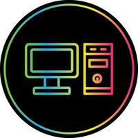 diseño de icono de vector de computadora