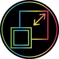 Resize Vector Icon Design